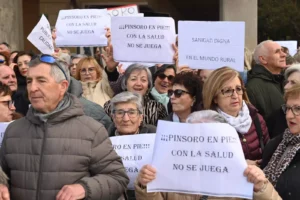 Manifestaciones de la ciudadanía a favor de una sanidad justa