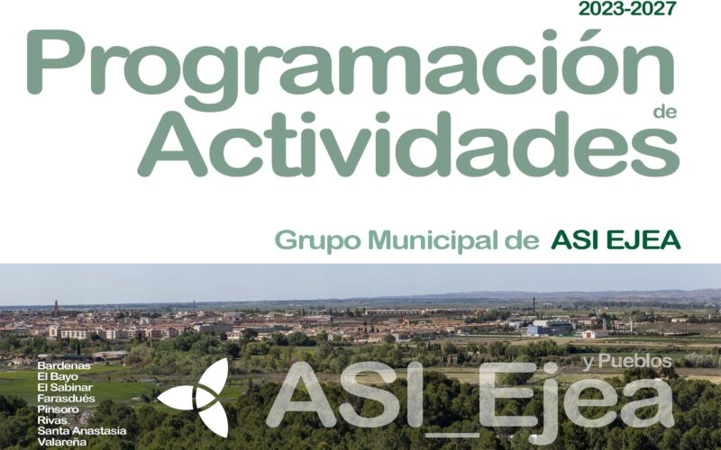 Programación actividades